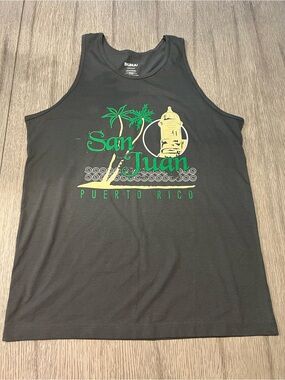 SUNA San Mens Juan Puerto Rico Graphic Tank Top